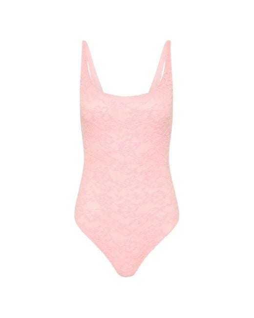 The Upside Pink Pointe Scoop-Neck Bodysuit