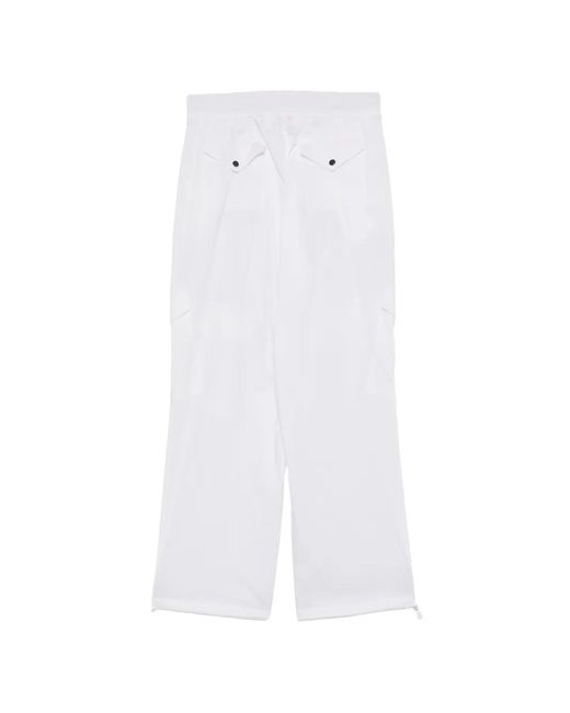 Circus Hotel White Button-Dertails Trousers