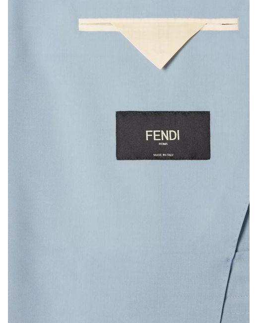 Blazer Con Botones Fendi de hombre de color Blue