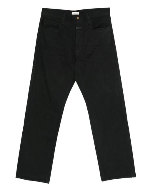 Vaqueros con efecto lavado Fear Of God de hombre de color Black