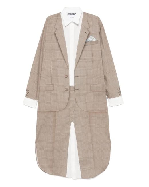 メンズ Moschino パネル スカート White
