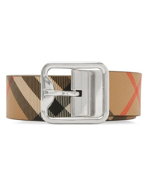 Burberry White Belts for men