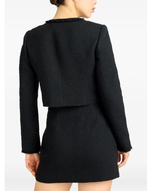 Cinq À Sept Black Linda Tweed Jacket