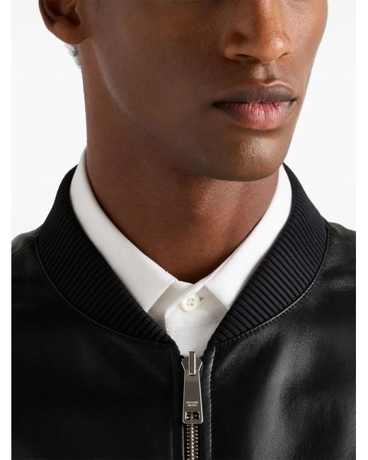 Bomber Reversibile di Prada in Black da Uomo