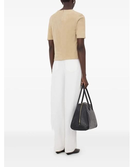Loulou de Saison Natural Zaida Short-Sleeve Crew-Neck T-Shirt