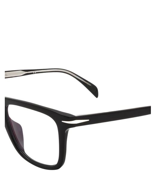 David Beckham White Square-Frame Glasses for men