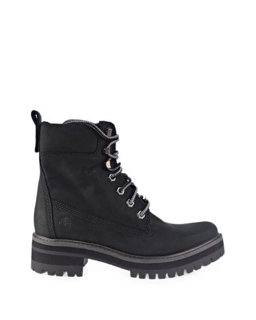 Timberland Black Courmayeur Valley Lace-Up Boots
