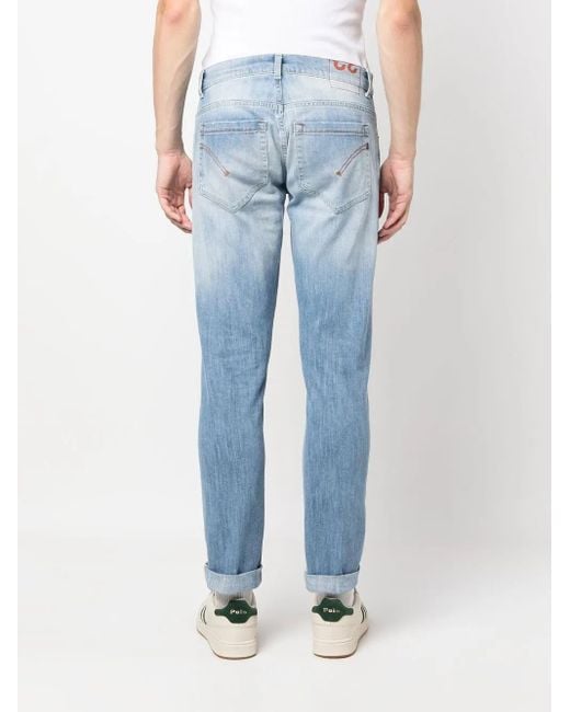 Dondup Blue Slim-Leg Jeans for men