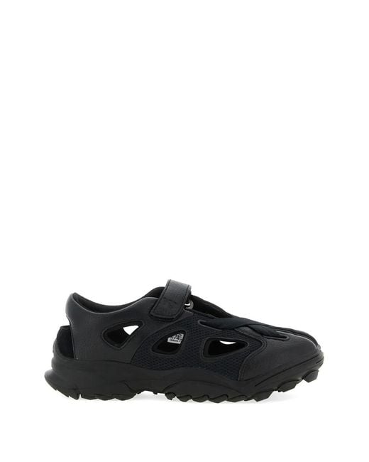 Y-3 Black Hammered-Leather Trainers
