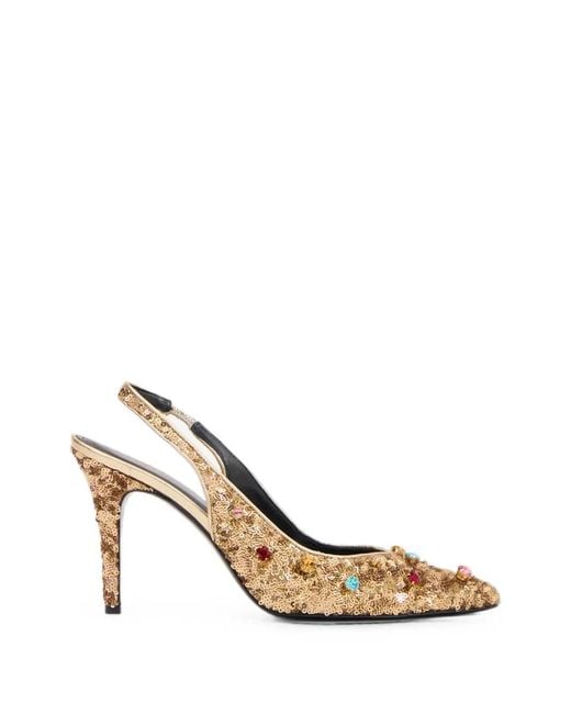 Isabel Marant Metallic Pafya Sequin Pumps