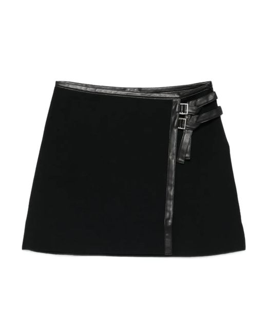 Liu Jo Black Minirock mit Schnalle