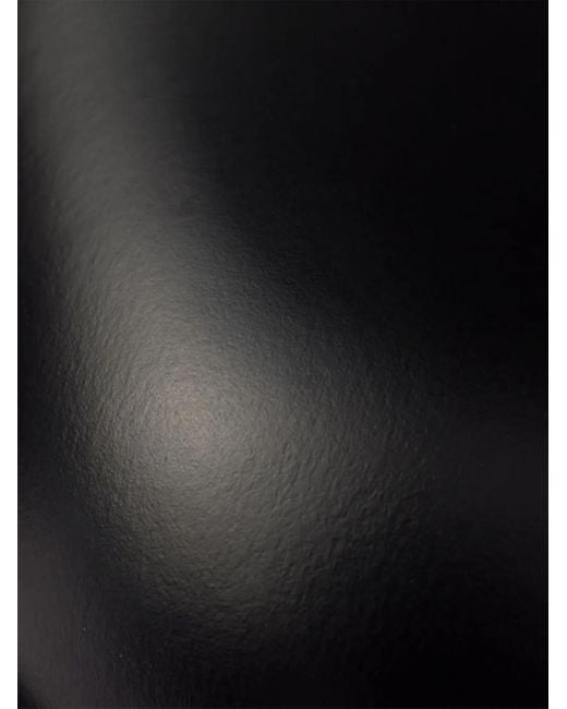 Prada Black Logo-Detail Leather Pumps