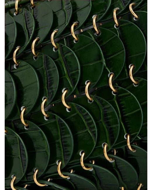 Rabanne Green Paco Cross Body Bag