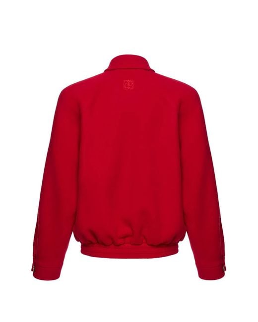 Magda Butrym Red Zip-Up Jacket