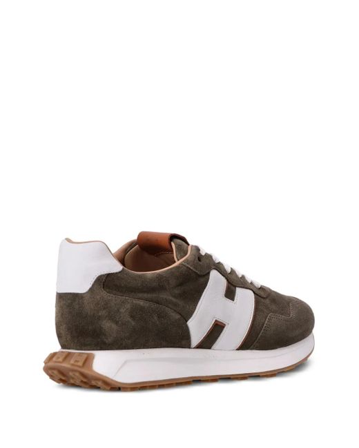 Hogan Brown H601 H-Patch Sneakers for men