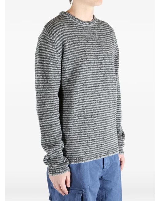 ERL Gray Striped Sweater