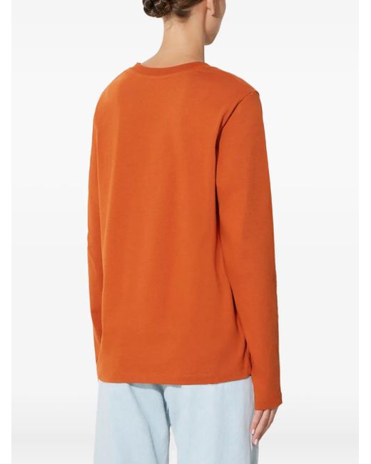 Fjallraven Orange 1960 Long-Sleeve T-Shirt