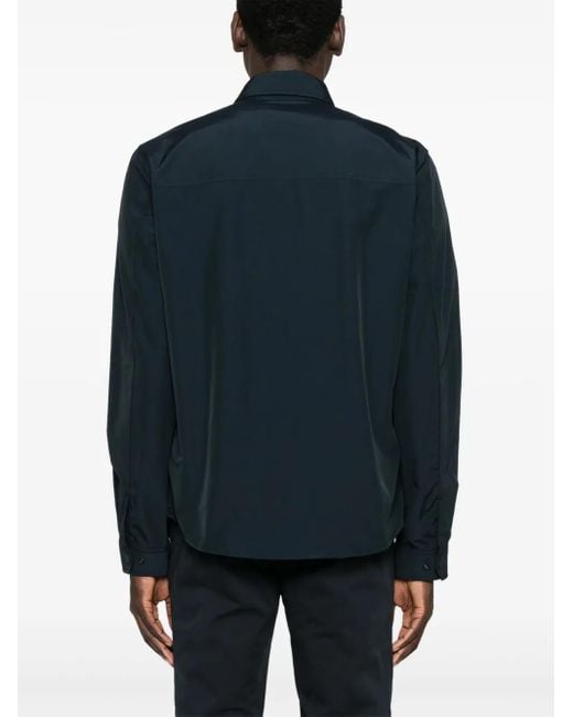 Woolrich Blue Cotton Shirt for men