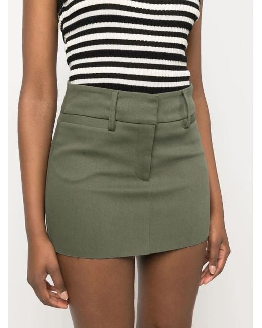 Blanca Vita Green Minirock Mit Verdecktem Verschluss