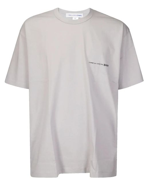 Comme des Garçons White Tshirt Knit for men