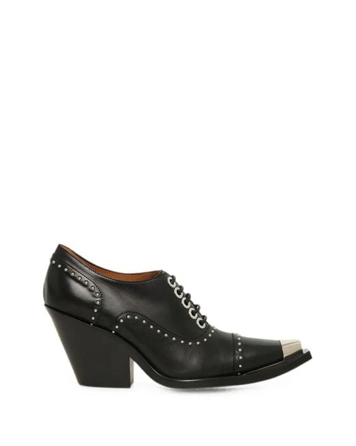 Givenchy Black Cowboy Derby Shoes