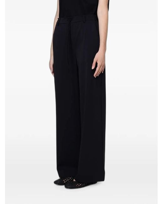 Max Mara Black Lagoraio Palazzo Pants