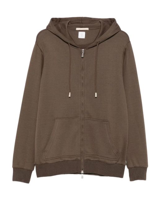 Eleventy Kapuzenjacke mit Reißverschluss in Brown für Herren