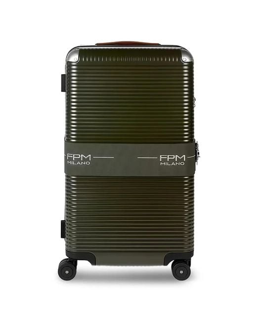 Fpm Milano Green Bank Zip Dlx Butterfly Lock Luggage