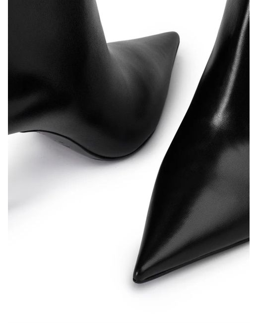 Le Silla Black 105Mm Zip Boots
