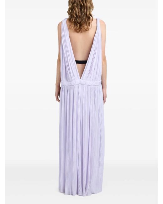 Proenza Schouler Serra Maxi-Jurk in het Purple