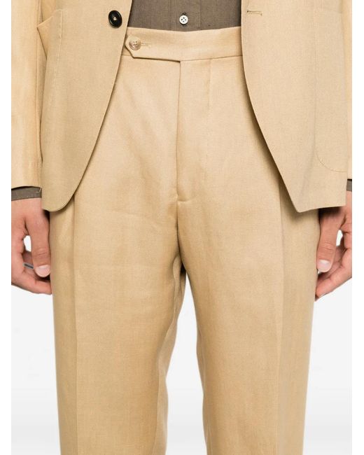 Tagliatore Natural Single-Breasted Notch-Lapels Suit for men