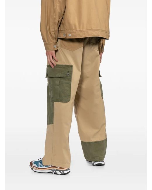 Comme des Garçons Natural Patchwork Cargo Trousers for men