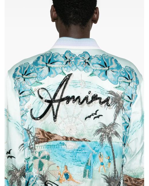 Amiri Blue Outerwears for men