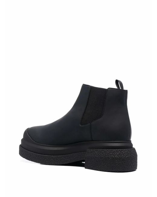Stuart Weitzman Black Charli Platform Ankle Boots