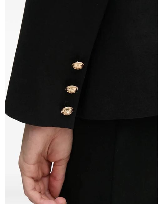 GAUDI Black Double-Breasted Blazer