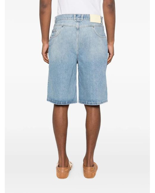 Axel Arigato Blue Logo Shorts for men