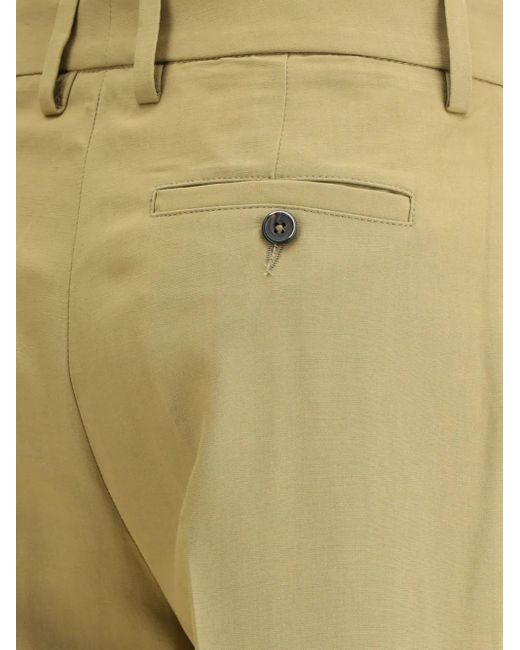 True Royal Green Button-Fastening Trousers