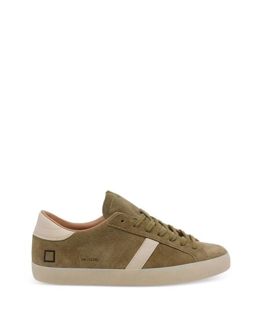 Date Brown Hill Low Round-Toe Suede Sneakers for men