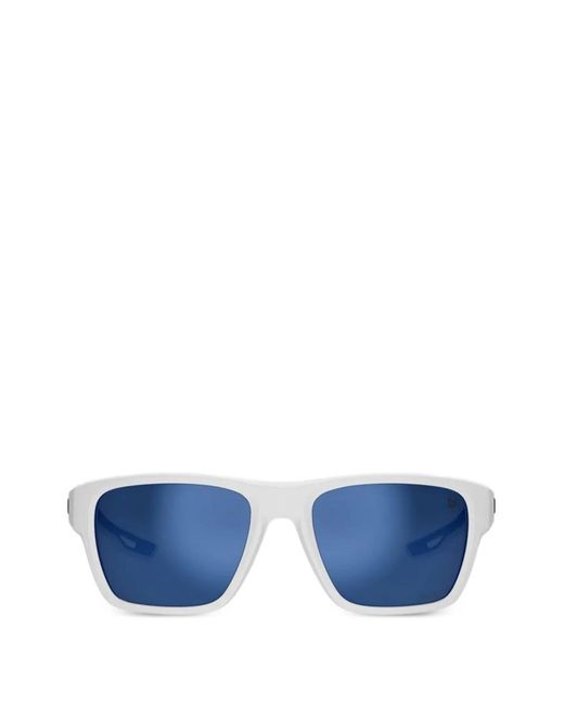 Bolle Blue Rectangle-Frame Sunglasses
