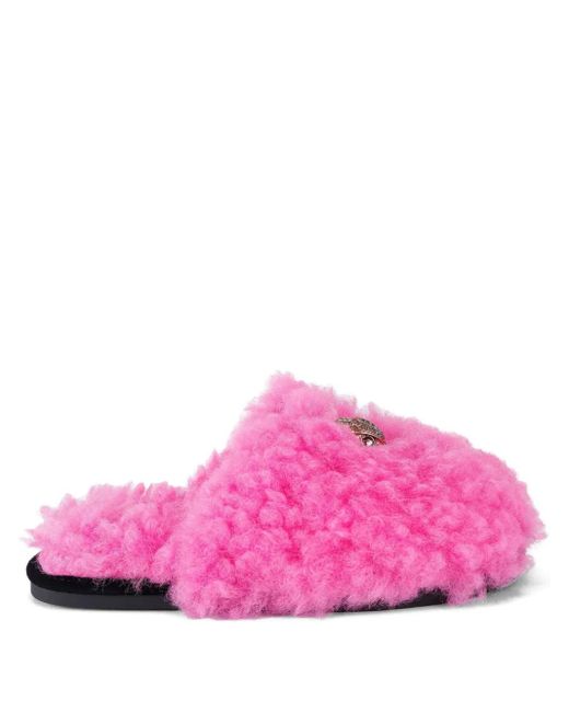 Chaussons À Ornements En Cristal Kurt Geiger en coloris Pink