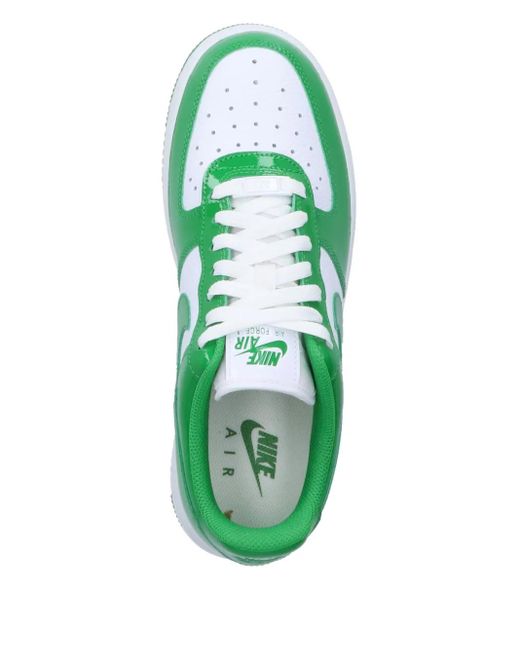Nike Green Air Force 1 '07 Leather Sneakers