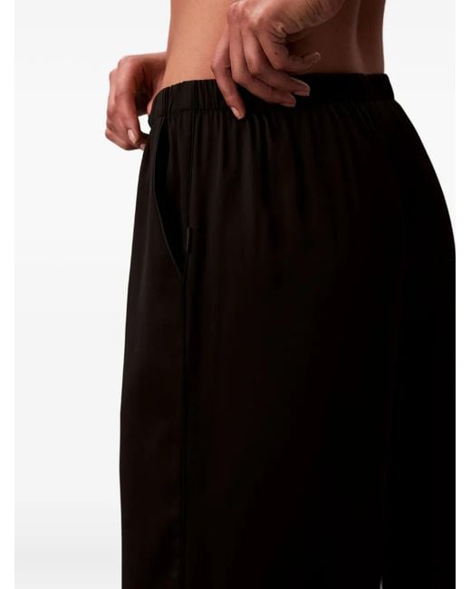 Elasticated-waistband trousers Calvin Klein de color Black