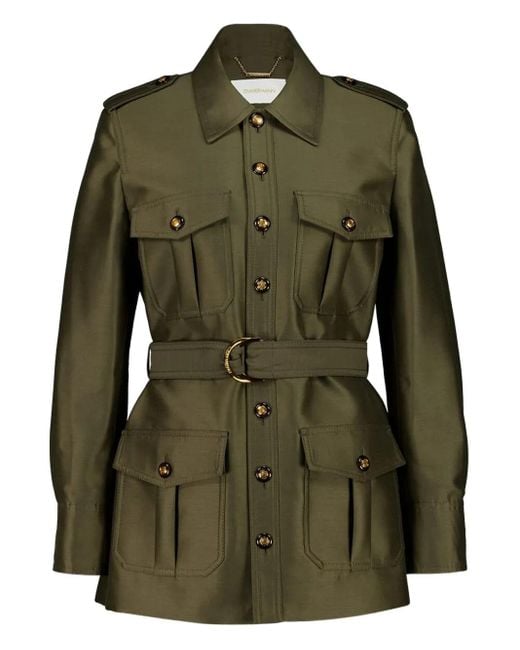 Zimmermann Green Belted Jacket