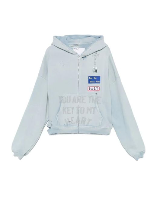 PALY Blue Zip-up Hoodie
