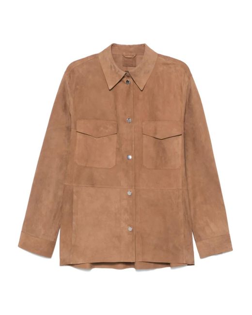 Chemise En Daim Desa Nineteenseventytwo en coloris Brown