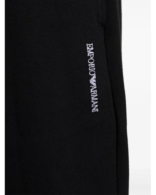 メンズ Emporio Armani ドローストリング ショートパンツ Black