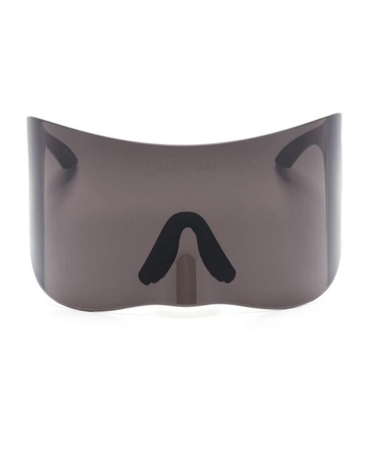 Balenciaga Gray Sonnenbrille mit Shield-Gestell