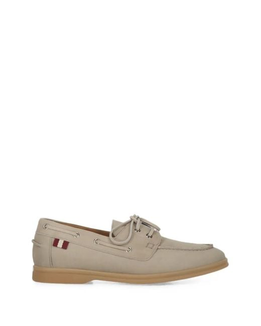 Bally Multicolor Lace-Up Leather Loafers for men