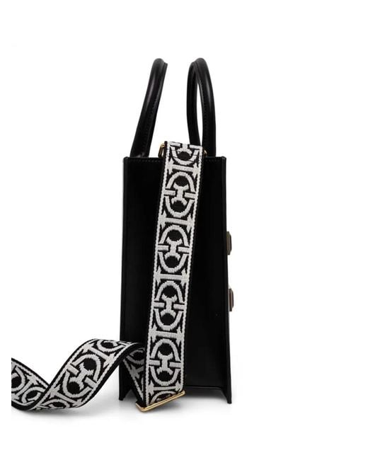 Coccinelle Black Patterned Bag Strap