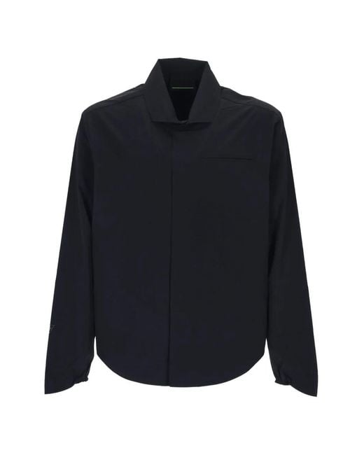 MACRON Blue Veste Kyffin À Boutons Pression for men